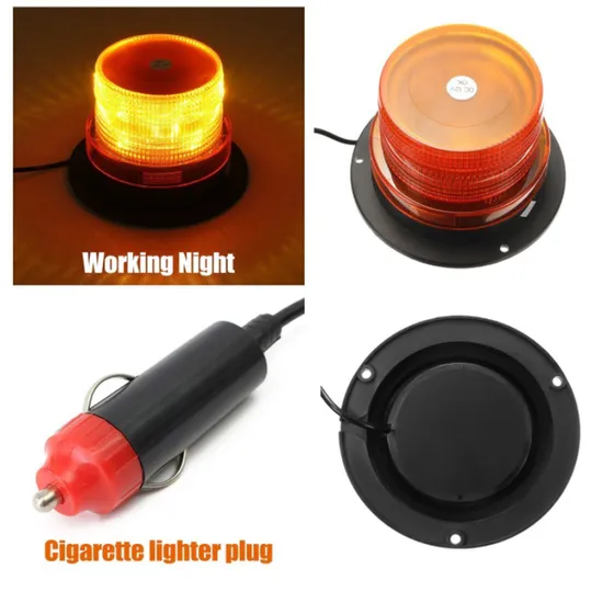 Emergency Strobe Light Vehicle Road Warning Light with Alarm for Truck Car Road