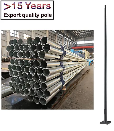 Galvanized Round Conical Pole/Octagonal Tapered Pole/Round Street Lighting Steel Pole/Hinged Pole/Utility Pole, Gr65, Q355, Q235