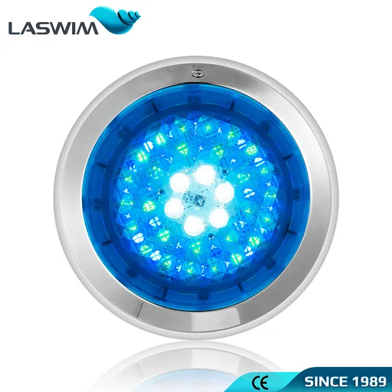 IP68 18W AC12-20V Cool White, Warm White, RGB Mixing LED Underwater Light, Wall-Mounted Stainless Steel Swimming Pool Light