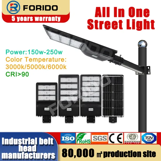 30W/60W/100W LED Integrated Solar Street Lamp