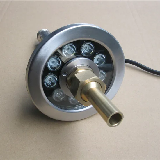 Waterproof IP68 Changeable Emitting Color RGB Pool LED Fountain Underwater Nozzle Light