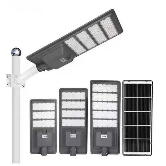300W 400W 500W Aluminum Street Pole Light IP65 Waterproof Outdoor Integrated Solar Street Lamp All in One Solar Street Light