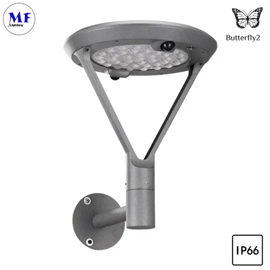 Factory Price IP66 Waterproof Aluminum High Translucent PC Lampshade Outdoor Solar LED Street Garden Light for Pathway Sideway Garden