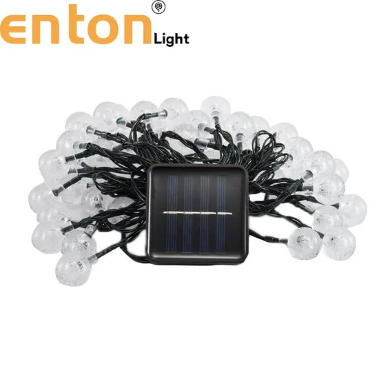 Christmas Holiday Lighting Solar LED String Lights LED Bubble Ball Holiday Decorations 30 LED Crystal Globe Fairy Light