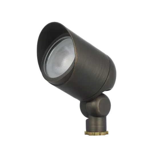 Brass Integrated LED COB Garden Light Warm White Waterproof IP67 Outdoor LED Landscape Light Low Voltage up Down Patio Spot Light