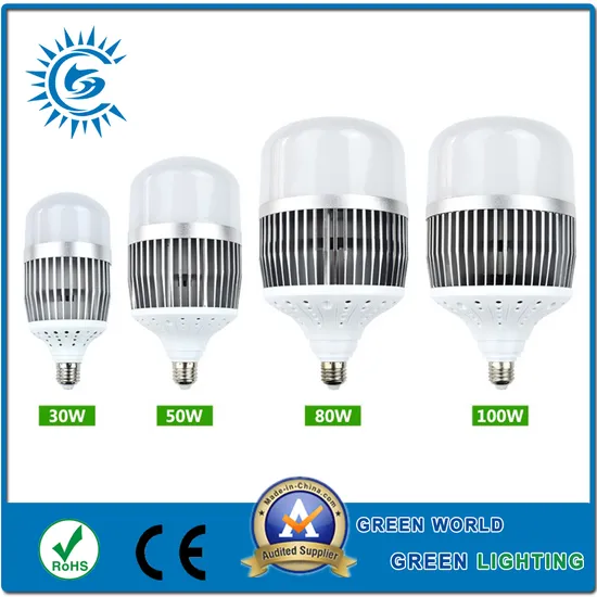 High Power Indoor Bulb Light E27 Thread, 2835 SMD LED Ra80 3000K/4000K/6000K