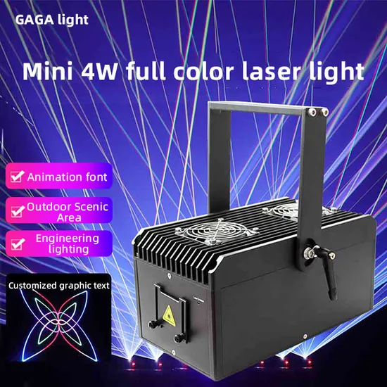 New Hot Sale Stage Disco 4W Mini Version RGB Laser Light