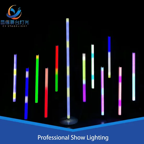 Battery Powered Wireless DMX Pixel Tube Light for Wedding Party
