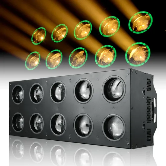 DMX 512 10 Eye LED Blind Stage Light