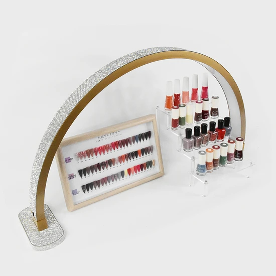 Fosoto 30inch Golden Diamond LED Table Nail Lamp for Nail Manicure Salon