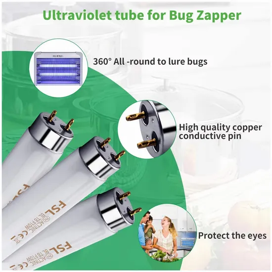 Hr 15W Click-to-Kill Mosquito and Insect Killer High Voltage Replacement Bulb