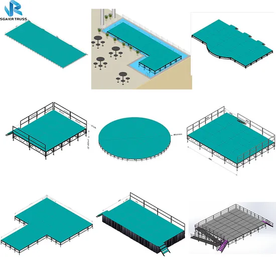 Aluminum Assemble Portable Concert Event Wedding Stage in Guangzhou China