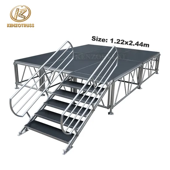 Hot Sale China Aluminum Portable Stage Outdoor Indoor Concert Stage for Events