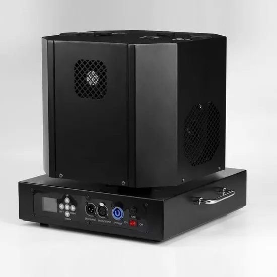 Christmas Fireworks 1300W Moving Head Dual Spinning Head Cold Spark Machines for Wedding
