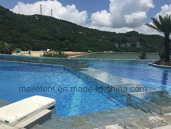1.22X1.22m Acrylic Glass Dancing Stage Portable Swimming Pool Stage