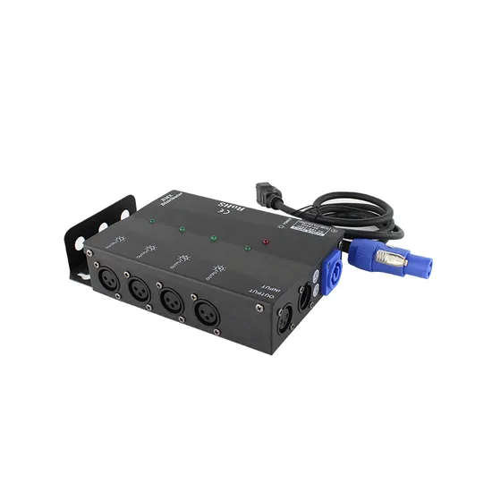 4-Way DMX512 Signal Amplifier Adapt Different Voltage for LED Pixel Lights
