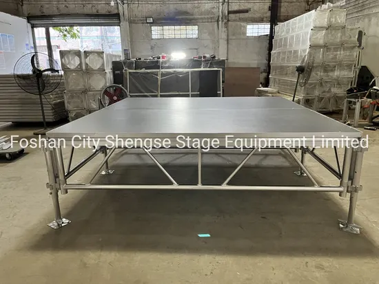 LED Screen Lighting Truss Portable Adjustable Equipment 1X2m Aluminum Movable Light Stage for Music Performance
