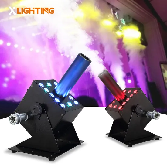 RGB DMX512 Manuel Remote Fog Smoke Machine LED CO2 Jet