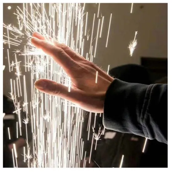 Online TV Safety Cold Metal Powder Firework Machine for Studio DJ Bar