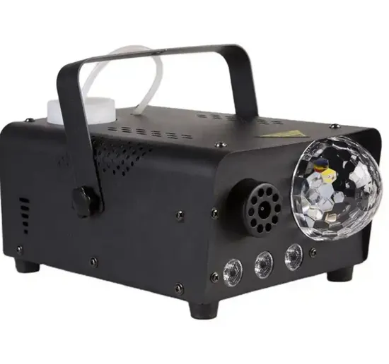 Disco Strobe Light Crystal Magic Ball RGB Smoke Machine