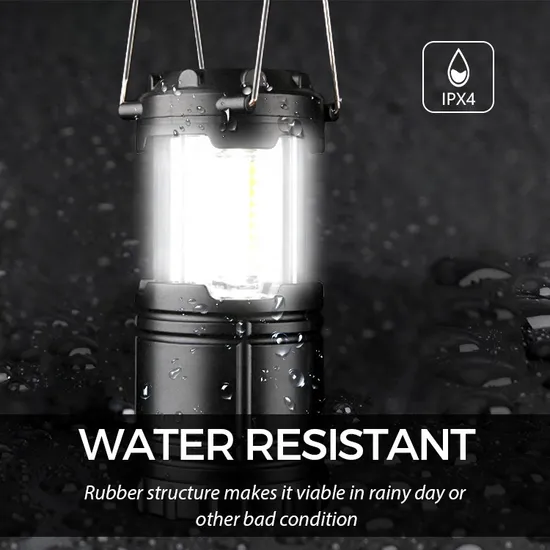 Outdoor LED Camping Lanterns Traveling Hiking Walking Emergency Waterproof Decorative Garden Lamp COB Retro Tent Light