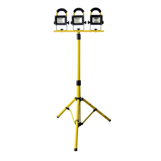 Portable Rechargeable Three Heads Emegerncy LED Flood Light