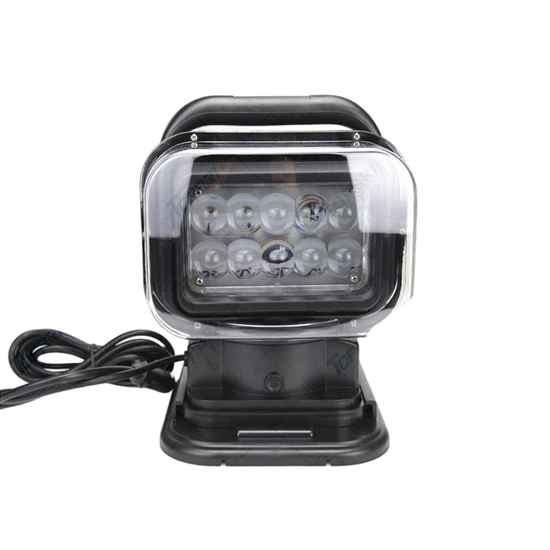 7-Inch Wireless Remote Control LED Search Work Lights for Camping and Hiking