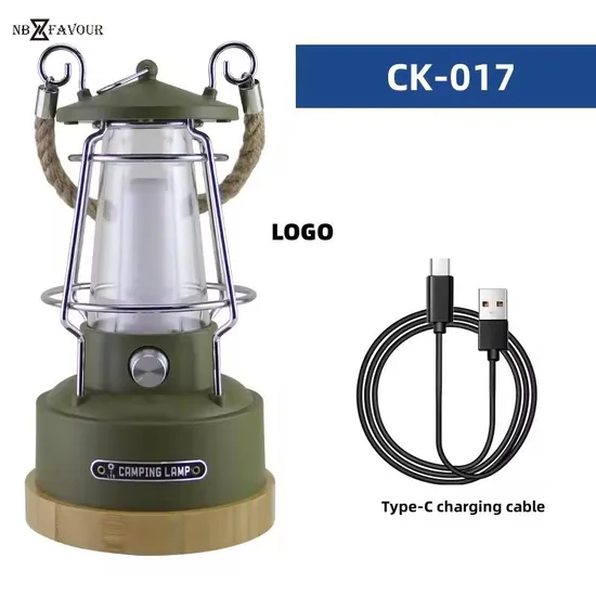 Camping Lantern Rechargeable LED Vintage Lanterns Waterproof LED Retro Camping Lights