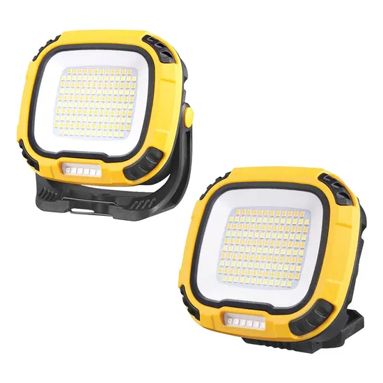 USB Portable Lamp Mini Magnetic Car Inspection Light Type-C Charging Power Display with Hook High Brightness for Hiking Ci24243