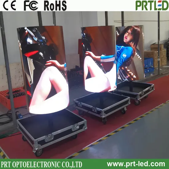 Indoor Flexible LED Display Shaped Video Wall Soft Advertising Screen Promotion Billboard Full Color LED Display Board (Module P1.25, P1.5, P1.875, P2, P3, P4)