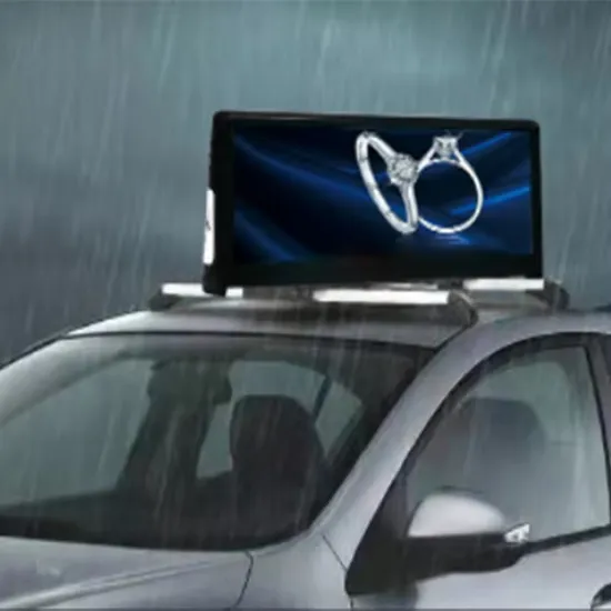 High Definition Vehicle Waterproof Digital Taxi Roof Advertising P5 LED Screen