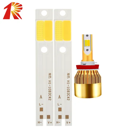 C6 Car Headlight Bulb COB LED Light Source H1 H3 H4 H7 Auto Headlamp COB Lamp Chip