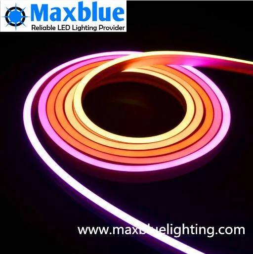 RGB Color Changing Side-Emitting S1220 Silicone Neon Flex LED Strip Light
