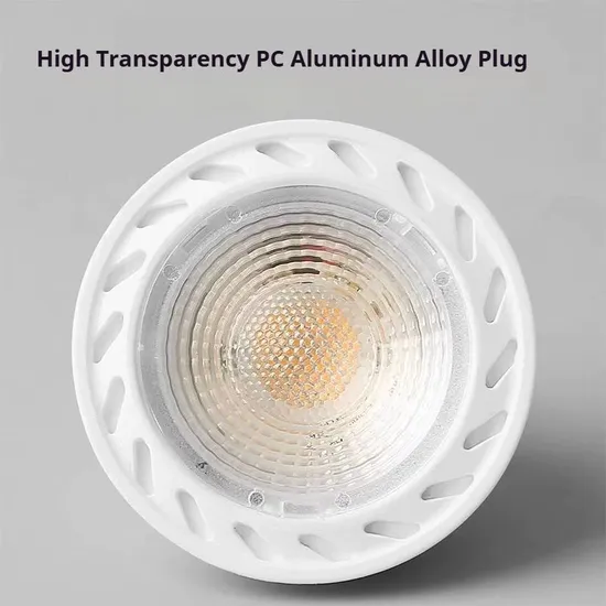 High Quality GU10 MR16 5W LED COB Light Bulb Lens SMD 2700K 4000K 6000K