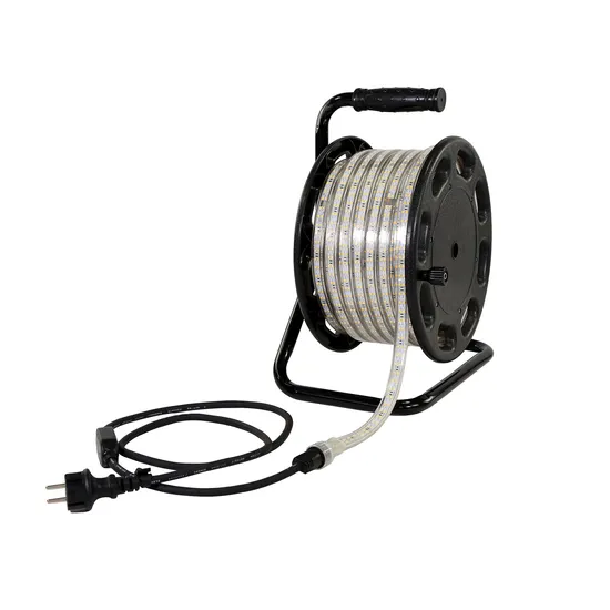 AC230V AC100V AC110V LED Construction Site Light Strip with Stand Safety LED Work Light Drum for Access Light Orientation Light