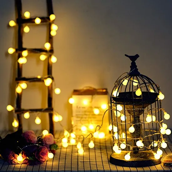 Festival and Party Decorate Colorful Bubble Outdoor & Indoor LED Garden String Light