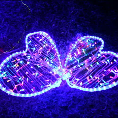 Christmas Outdoor Decoration 10LED Butterfly Lights for Holiday