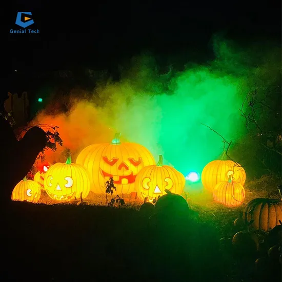 FL-Rt13 Zigong Lantern Supplier Silk Holiday Lantern Farbric Festival Lantern Halloween