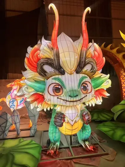 Festival Lantern Show Featuring Custom Designs for Outdoor Gatherings