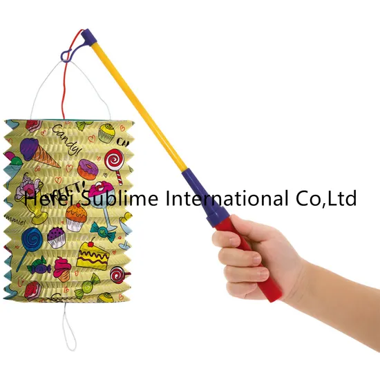 Accordion Paper Lantern Cute Monster Bash Candy for Decoration