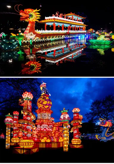 Outdoor Waterproof Large LED 3D Theme Lantern for Festival Decoration