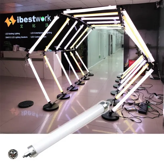 RGB Tube Light Artnet DMX 360 Degree Lighting Tube Stage Event Lights 96PCS LEDs RGB 3in1 LED Pixel Tube Matrix Lamp