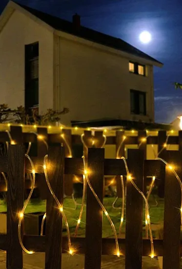 Hot Selling Solar Powered Rubber Neon Lights for Event Christmas