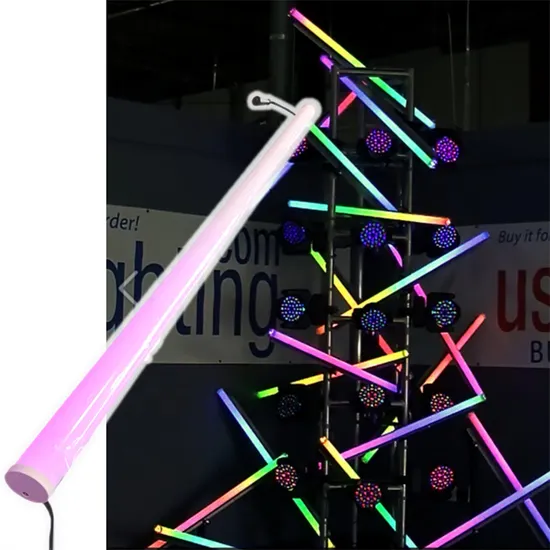 30mm Milky Cover Programmable Full Color Addressable SMD5050 DMX Digital Pixel LED Linear RGB LED RGB Tube Light Bar for Party