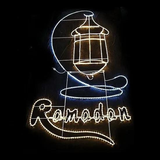 LED Lighting Ramadan Decorations Light for MID East Eid Holiday Rope Lights