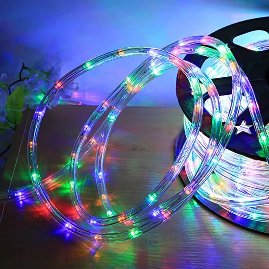 UL ETL Listed 2 Wire Christmas Multicolor LED Rope Light for Outdoor Event Home Garden Xmas Wedding Party Decoration