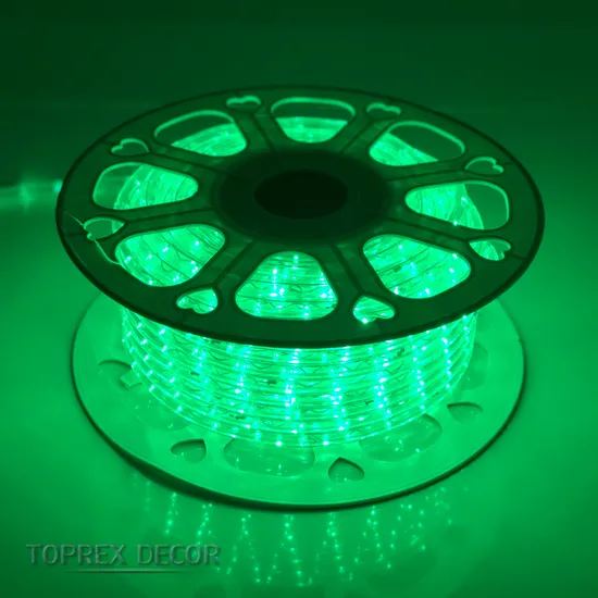 Wholesale Name Decorations IP65 Hanging Lights PCB PVC 6mm Blue Cotton Calorful LED Light Rope