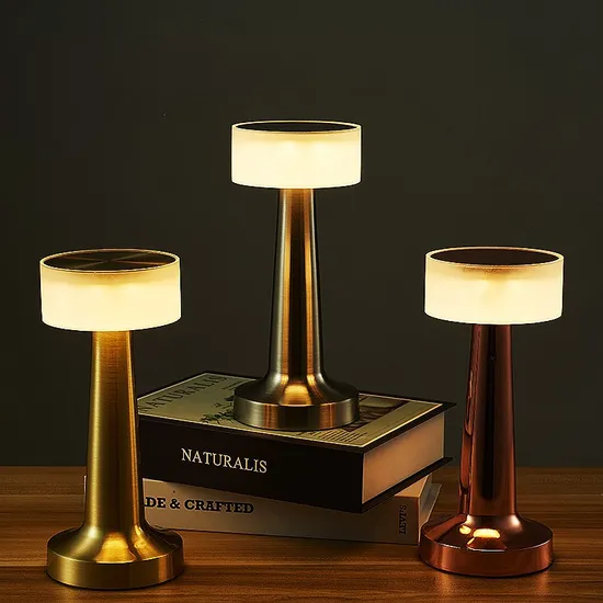 LED Table Lamp Postmodern Metal Bedroom Desk Lamp Decorative Restaurant Night Light with USB Cord