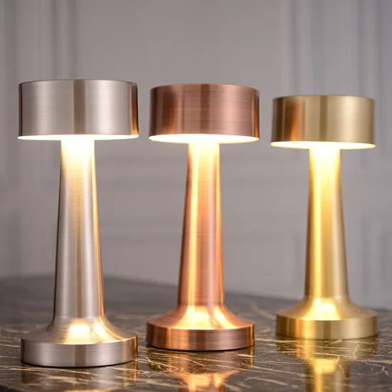 Dimable Rechargeable Portable LED Table Lamp for Bar Restaurant & Home