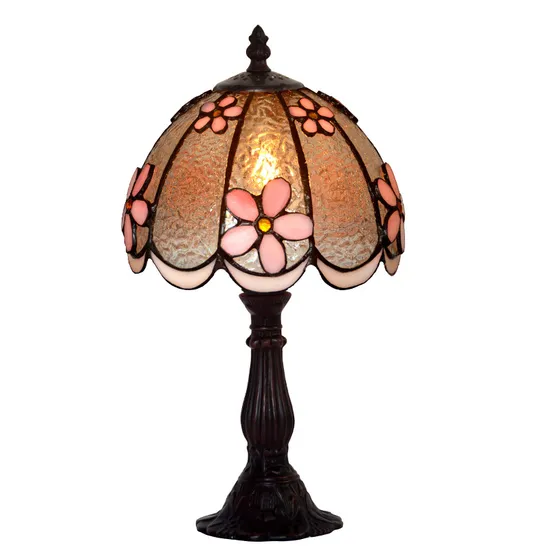 China Suppliers Tiffany Style Floral Table Lamp 8 Inches